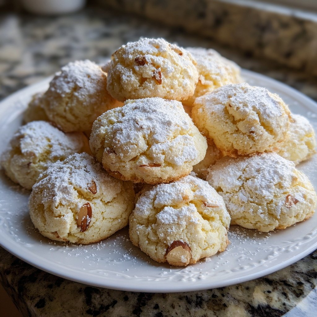 Almond Cloud Cookies Recipe