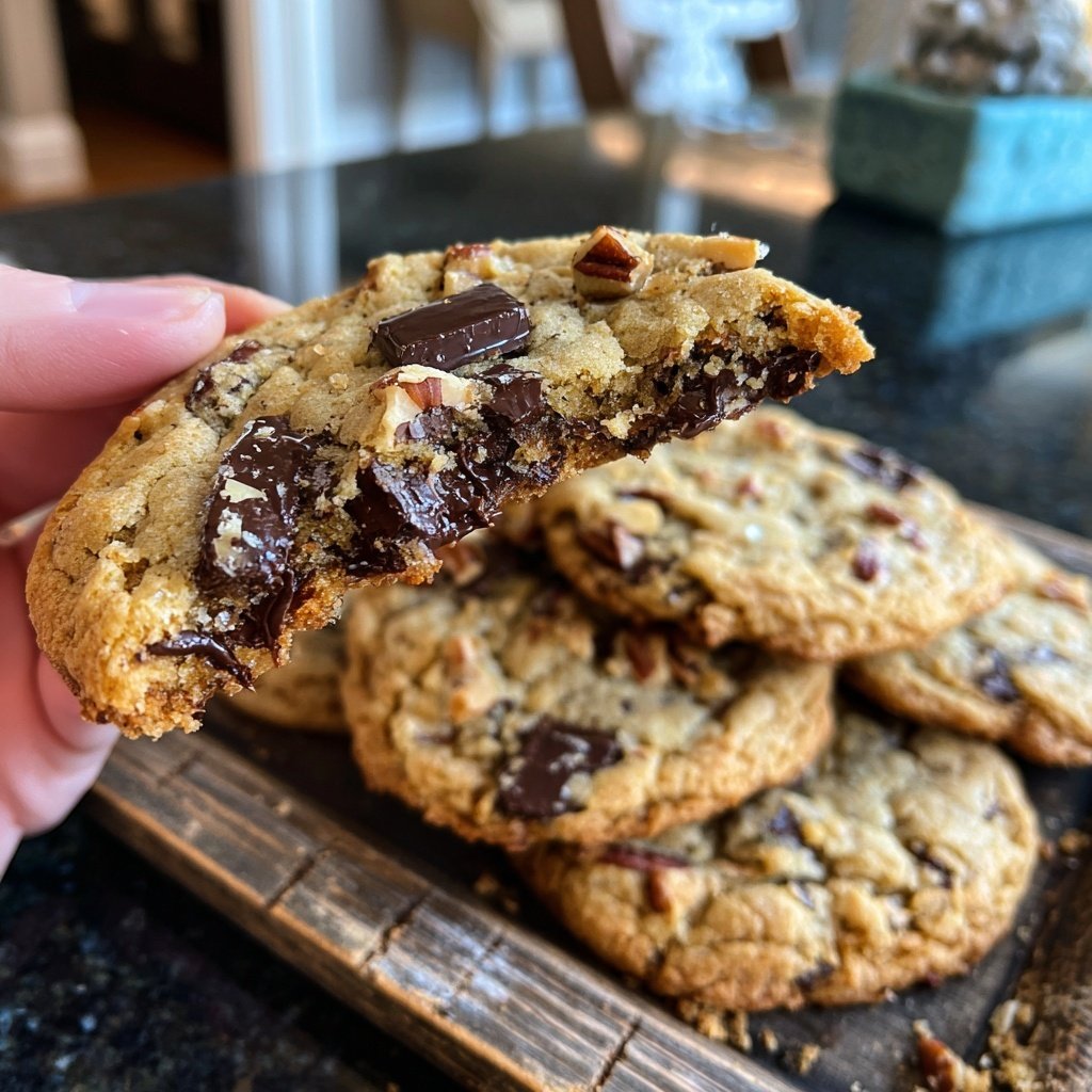Brown Butter Pecan Chocolate Chip Cookies